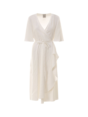 L'autre Chose V-neck Wrap Dress