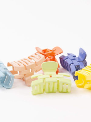 Brick Hair Claw - Assorted Colors