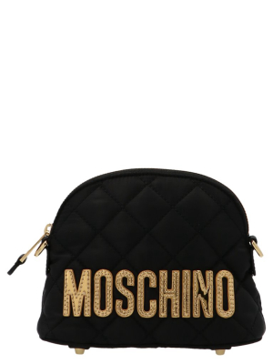 Moschino Diamond Quilted Shoulder Bag