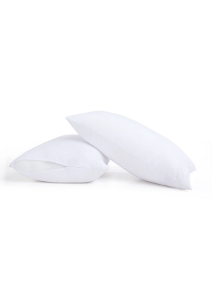 Antimicrobial Down Alternative Bed Pillow With Protector - Truly Calm