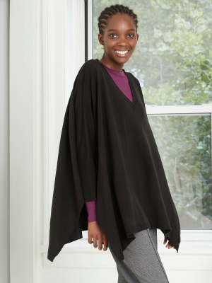 Women's V-neck Poncho Sweater - A New Day™