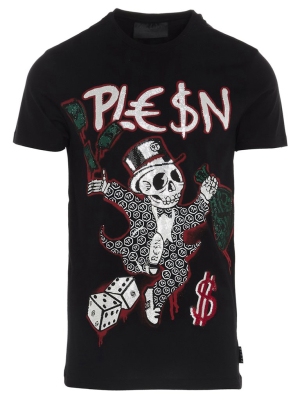 Philipp Plein Dollar Print T-shirt