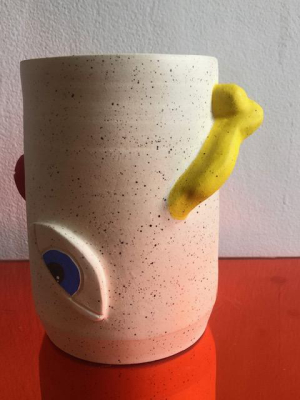 Zey Zey Face Vase