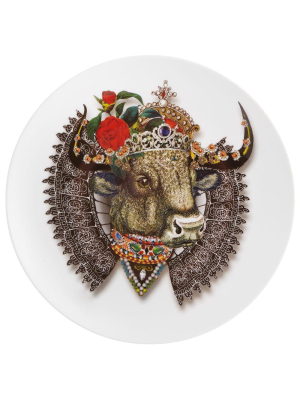 Vista Alegre Love Who You Want Queenbull Dessert Plate By Christian Lacroix