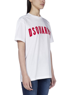 Dsquared2 Logo Print Crewneck T-shirt