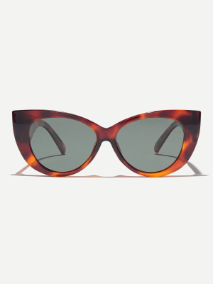 Le Specs® Feline Fine Sunglasses With Polarlized Lenses