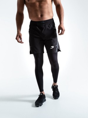 Pep Shorts (2-in-1 Training Tights) - Black