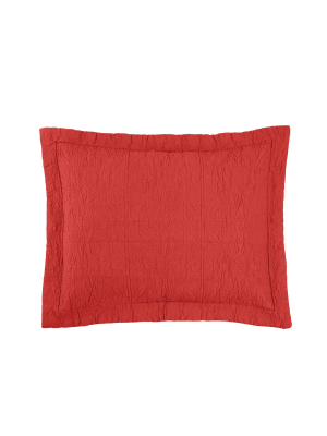 C&f Home 20" X 26" Paprika Matelasse Standard Sham