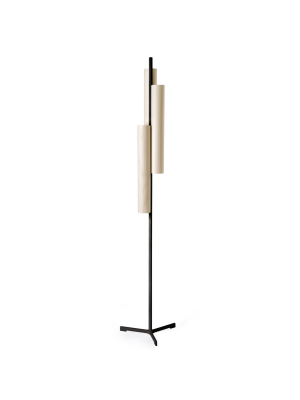 Black Note Triplet Floor Lamp