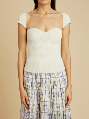 The Ista Top In Ivory