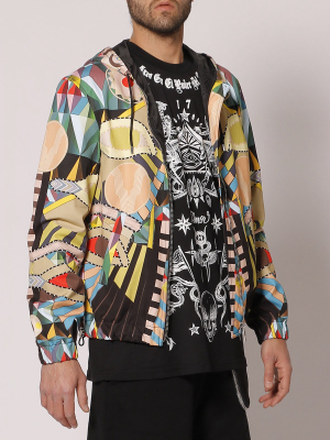 Givenchy Printed Zipped Bomber Jacket