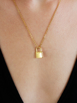 The Boho Padlock Necklace