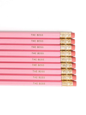 Pencil Set The Boss