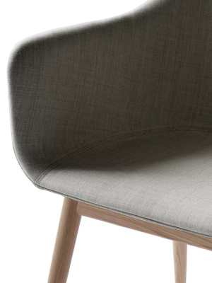 Harbour Chair: Wood Base Upholstered