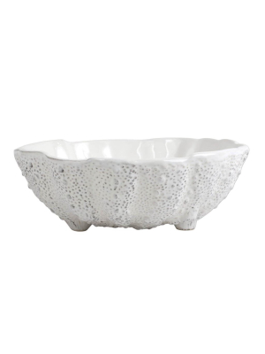 Vietri Acquatico Sea Urchin Medium Bowl - White