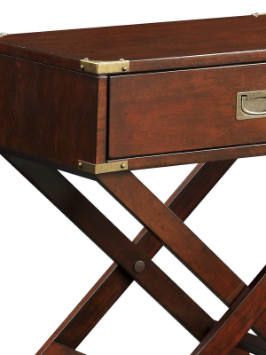 Borden Campaign Accent Table - Inspire Q