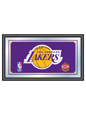 Los Angeles Lakers Team Logo Wall Mirror