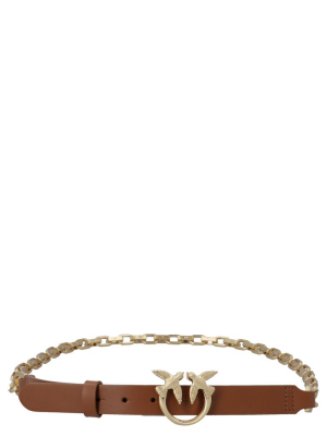 Pinko Chain Love Birds Belt