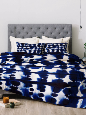 Blue Jacqueline Maldonado Parallel Comforter Set - Deny Designs