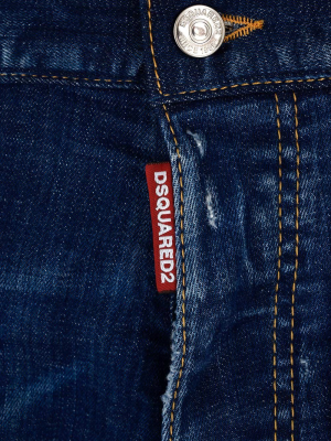 Dsquared2 Distressed Cuffed Jeans