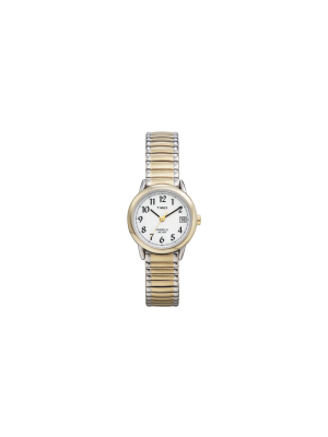 Women's Timex Easy Reader Expansion Band Watch - Two Tone T2h381jt