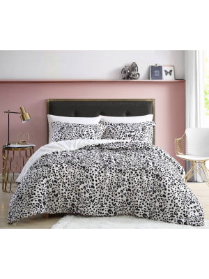 Water Leopard Comforter-sham Set Natural Beige - Betseyville