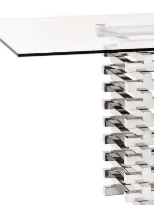 Eichholtz Destro Dining Table - Silver