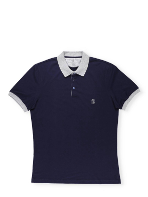 Brunello Cucinelli Logo Polo Shirt