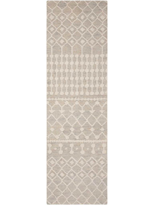 Blossom Silver/ivory Runner Rug