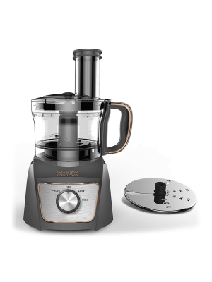 Crux 8-cup Food Processor - Gray