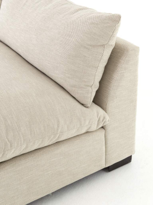 Grant Armless Sectional, Ashby Oatmeal