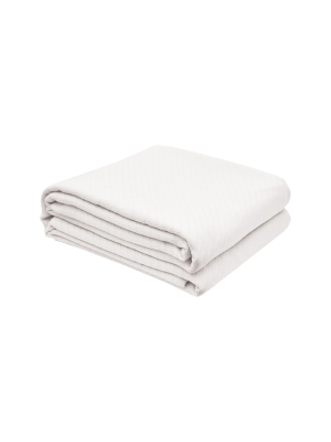 C&f Home Ivory Preston Twin Blanket