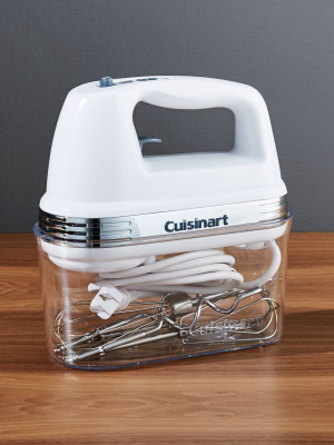 Cuisinart ® White 9-speed Hand Mixer With Storage Case