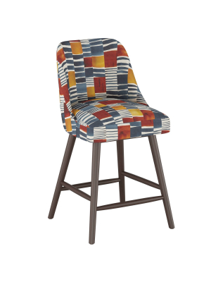 27" Geller Modern Counter Height Barstool Painters Block - Project 62™