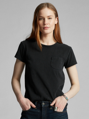 Indigo Cotton Pocket T-shirt