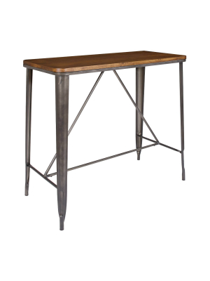 Indio Counter Table Rectangle Steel - Osp Home Furnishings