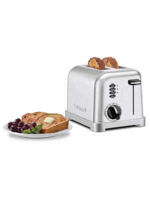 Cuisinart 2 Slice Classic Toaster - Stainless Steel - Cpt-160p1