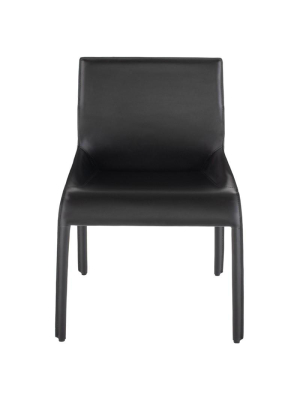 Delphine Dining Chair - Black