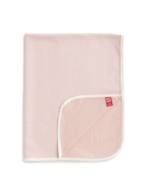 French Terry Blanket - Solid Pink