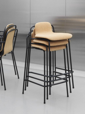 Studio Bar + Counter Stool: Full Upholstered