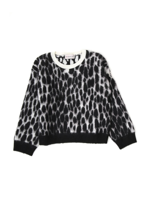 Moncler Enfant Animal Print Jumper