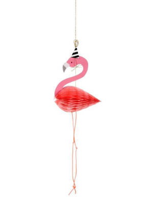 Flamingo Honeycomb Card