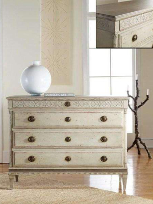 Large Gustavian Four Drawer Commode