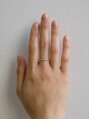 3 Opal Equilibrium Ring