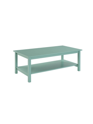 Landry Coffee Table Turquoise - Boraam