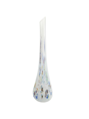 Vietri Murrine Glass Large Vase - Multi-colored