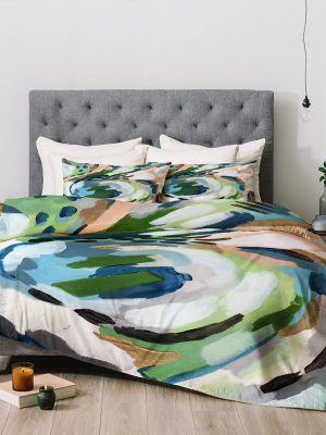 Laura Fedorowicz Greenery Comforter Set - Deny Designs