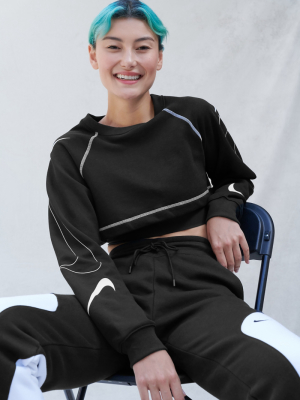 Nike Swoosh Cropped Sweatshirt