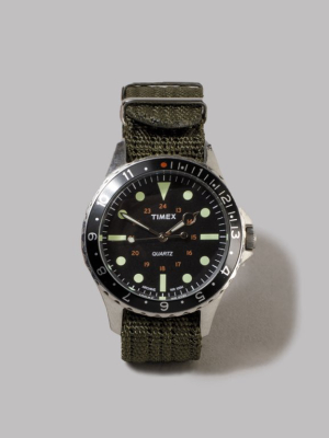 Timex Archive Navi Harbor (steel / Black / Olive)