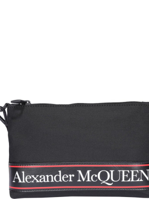 Alexander Mcqueen Logo Clutch Bag